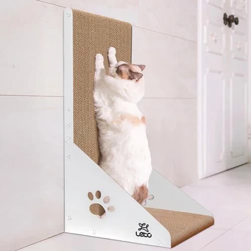 레토 레토 원목 고양이 수직 스크래쳐 대형 - 고양이 스크래쳐 제품 이미지, 테니스 뇌피셜