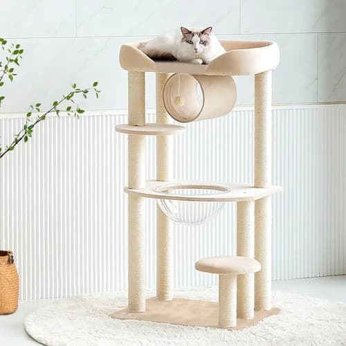 레토 프리미엄 고양이 놀이터 캣타워 LCG-CT01 캣타워 - 캣타워 제품 이미지, 테니스 뇌피셜