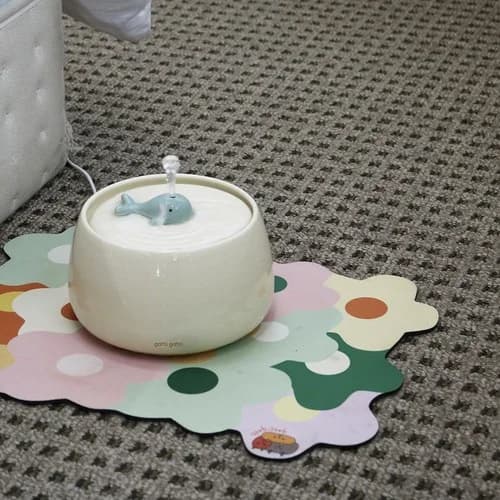 가티가티 아쿠왕 고양이정수기 세라믹 음수대 급수대 - 고양이 급수기 제품 이미지, 테니스 뇌피셜