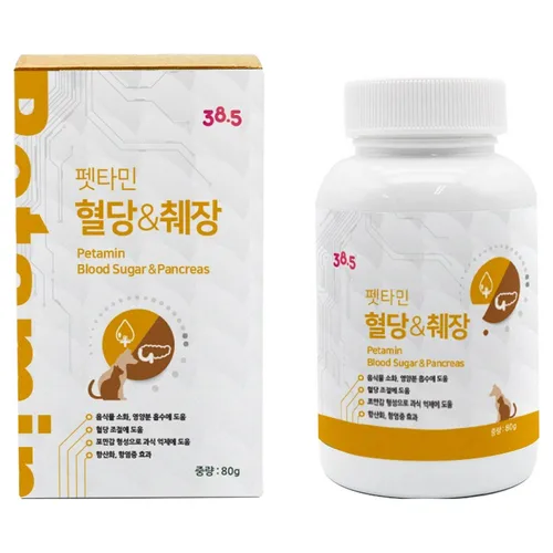 상품정보링크 생성38.5 강아지 고양이 혈당 췌장 영양제 펫타민 혈당 췌장 80…37%