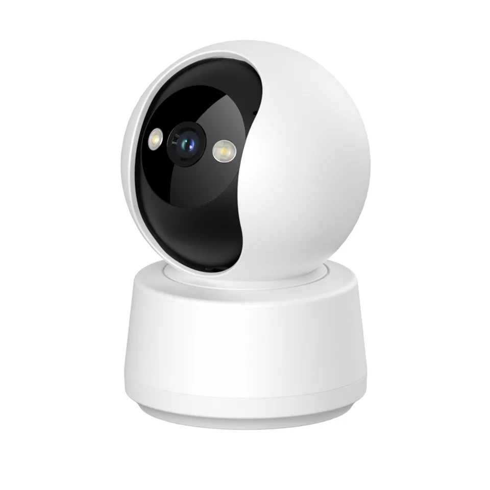 AMSKY 홈캠 가정용 cctv 카메라 실내용 WiFi 2K QHD 초고화질 360도 회전, GW-C10 화이트, 1개